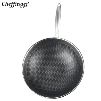 Cheffinger™ 10 darabos rozsdamentes acél serpenyő készlet