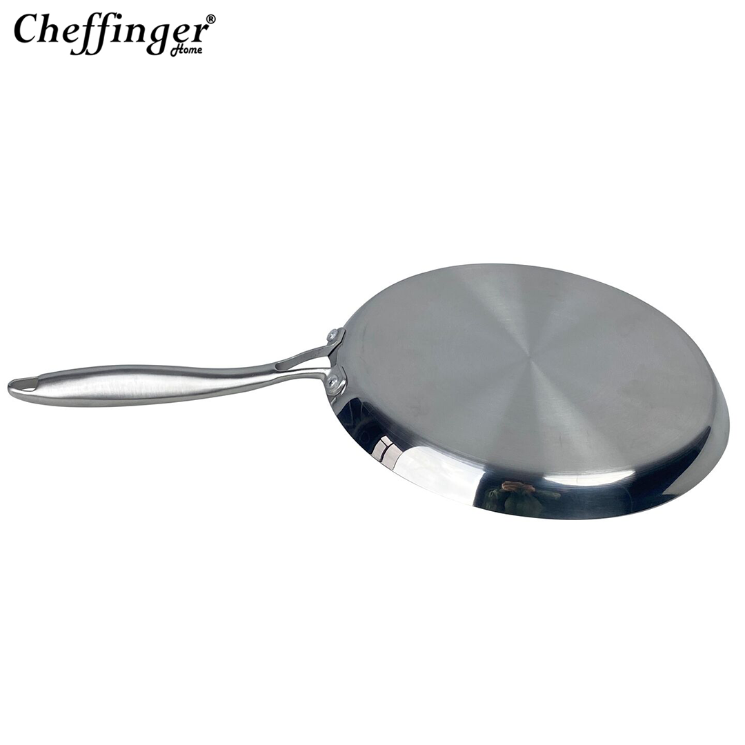 Cheffinger™ 10 darabos rozsdamentes acél serpenyő készlet