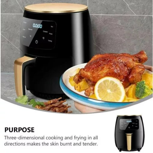 Kimiyo Air Fryer forró levegős sütő 6L, 2400W